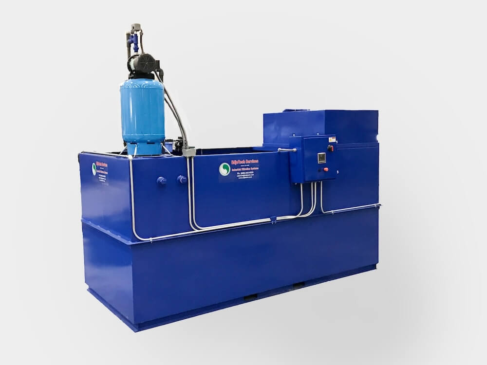 C.R.O.S.S. central coolant recycling system installed