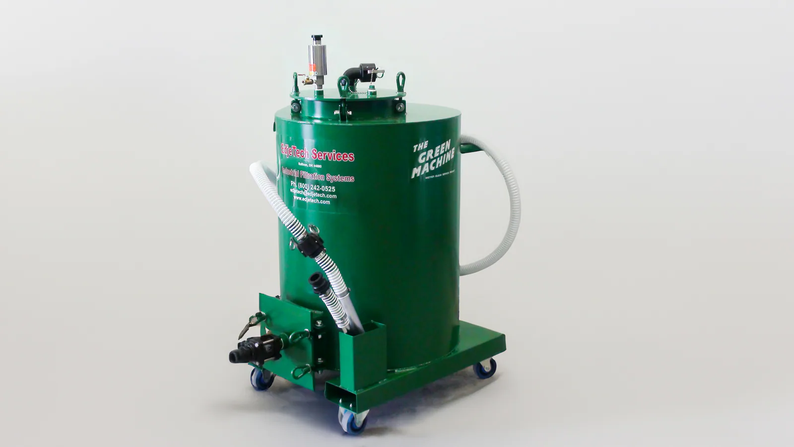 EdjeTech Green Machine portable sump cleaner and transfer unit